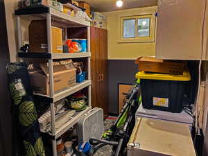 View of storage room