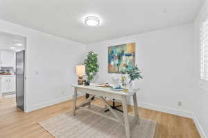 Office area or formal dining room