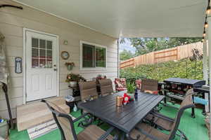 View of patio / terrace featuring outdoor dining area