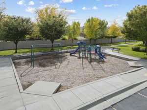 View of community jungle gym