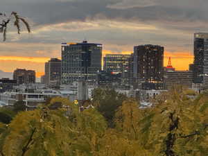 View of city skyline