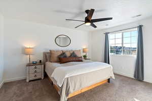 Spacious primary suite. 2 walk-in closets, separate tub & shower w/ cultured marble surround