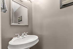 Bathroom featuring a sink