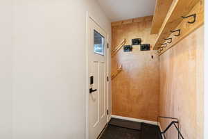 View of doorway to outside