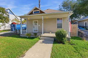 View of front of house with a porch