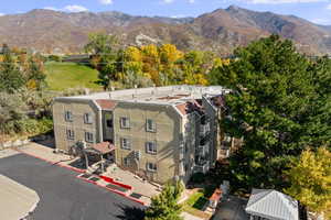 Drone / aerial view of mountains