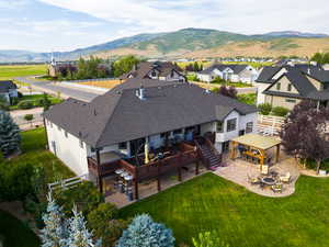 Aerial view of mountains