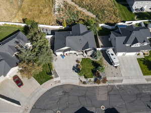 Aerial view of property's location