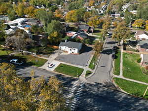 View of property location with nearby suburban area
