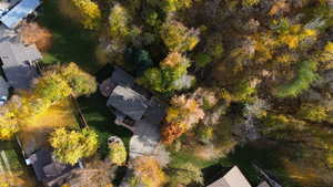 Aerial view of property and surrounding area