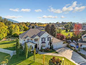 Aerial view of property and surrounding area
