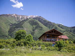 View of mountain backdrop