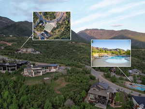 View of mountain background