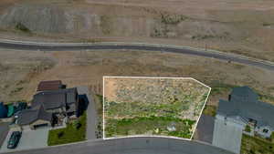 View of property location with property parcel outlined