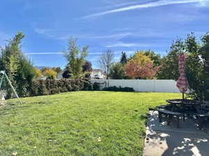 Backyard view to south east.