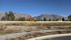 View of mountain backdrop