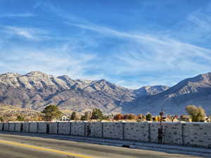 View of mountain background