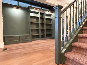 Interior space featuring light wood finished floors