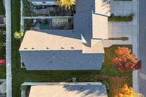 View from above of property