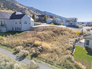 Mountain view with nearby suburban area