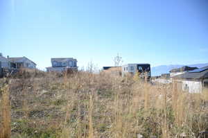 View of yard featuring a residential view