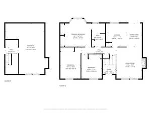 View of floor plan / room layout