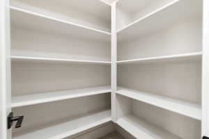 View of storage area