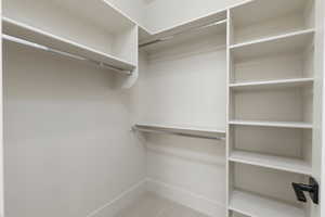 View of spacious closet