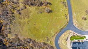 Aerial view of property's location
