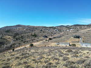 View of mountain background