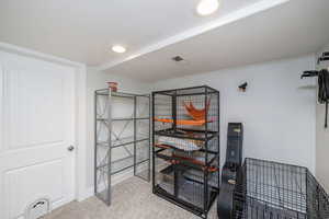 View of storage area