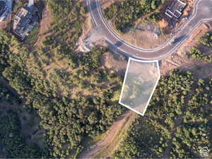 View of property location - approximate lot lines shown