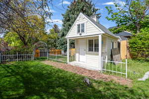 View of outdoor structure