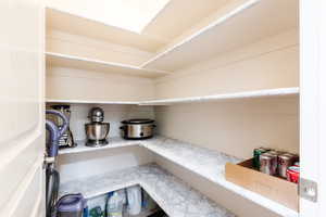 View of storage area