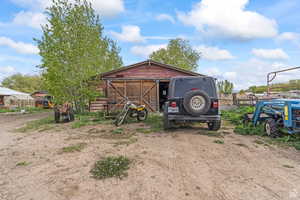 View of outdoor structure