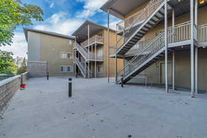 View of home's community with stairs