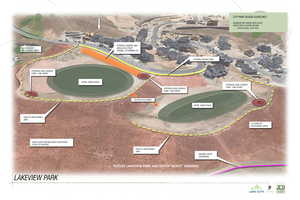 Future Lakeview Park across the street, with extra guest parking