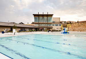 Traverse Mountain HOA pool and patio