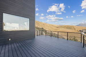 Large deck off primary bedroom