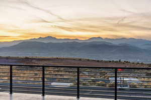 Mountain view from front/side patio