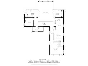 Upstairs 2nd Level Floor Plan