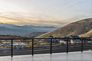 Mountain view from front/side patio