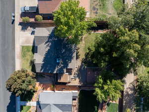 Aerial view of property's location