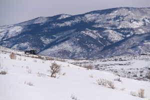 View of mountain background