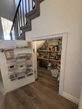 View of storage area