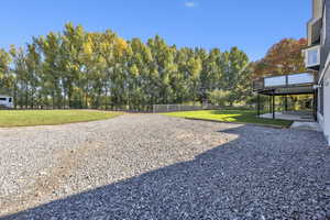 View of yard featuring a patio
