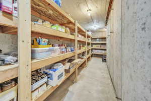 View of storage area