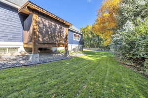 View of home's exterior featuring a central air condition unit