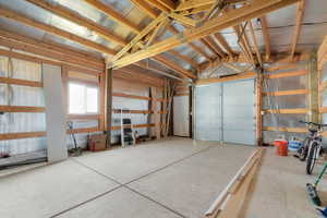 Detached garage with power