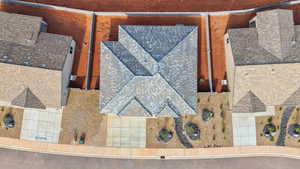 Aerial view of property and surrounding area